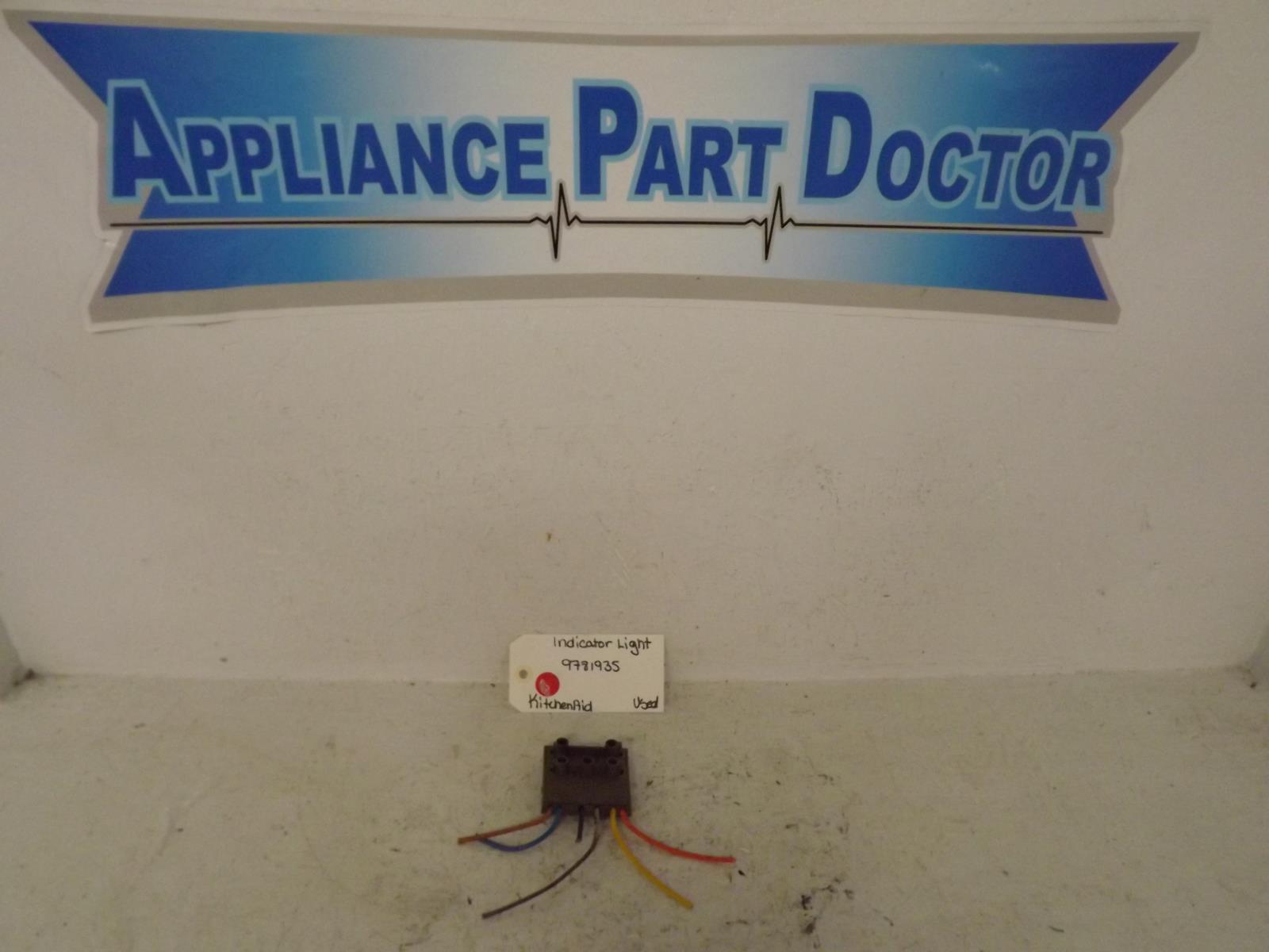 KitchenAid Stove 9781935 Indicator Light Used KitchenAid Stove 9781935 Indicator Light Used